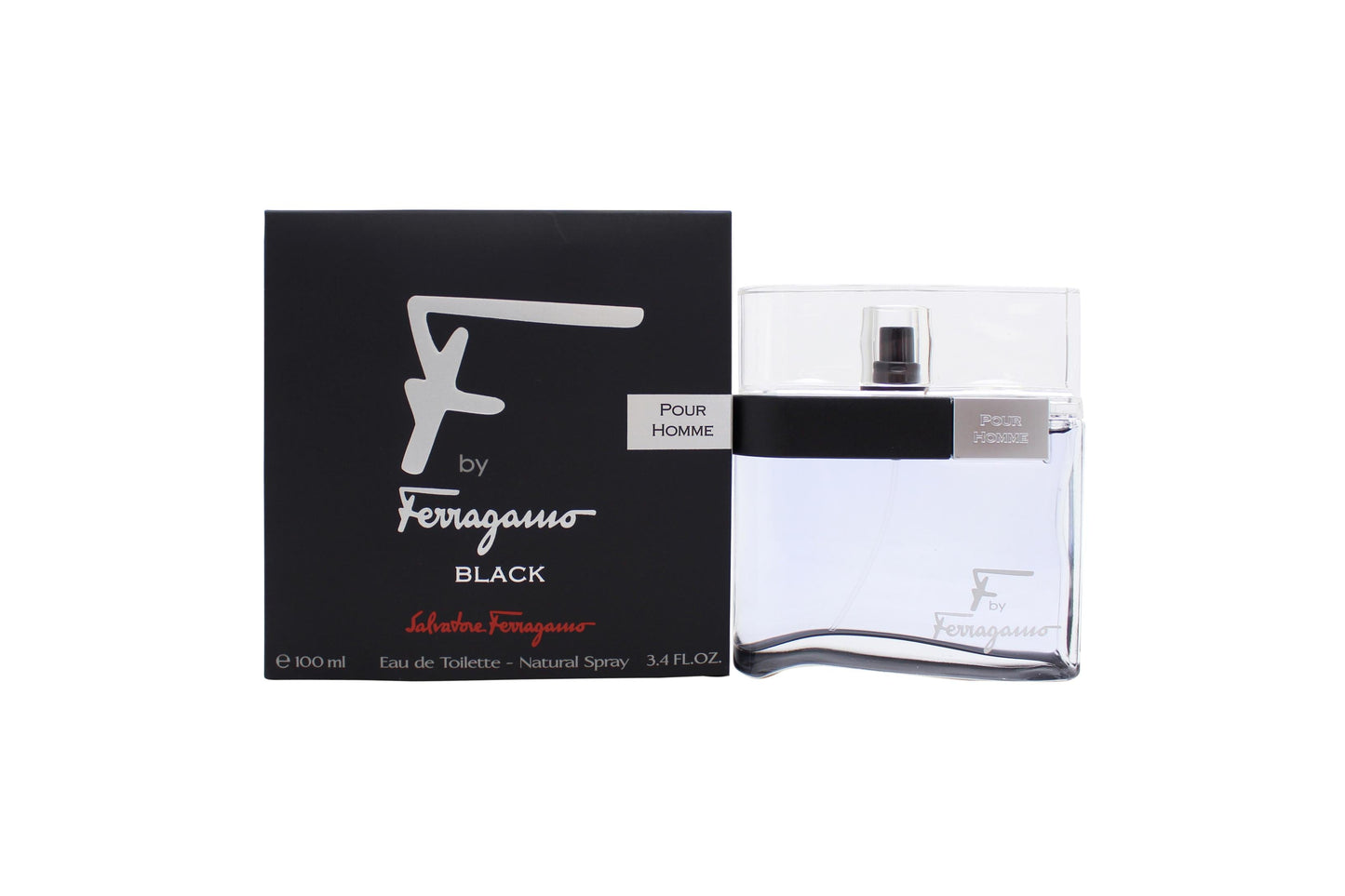 Salvatore Ferragamo F by Ferragamo Black Eau de Toilette 100ml Spray Men's Fragrance