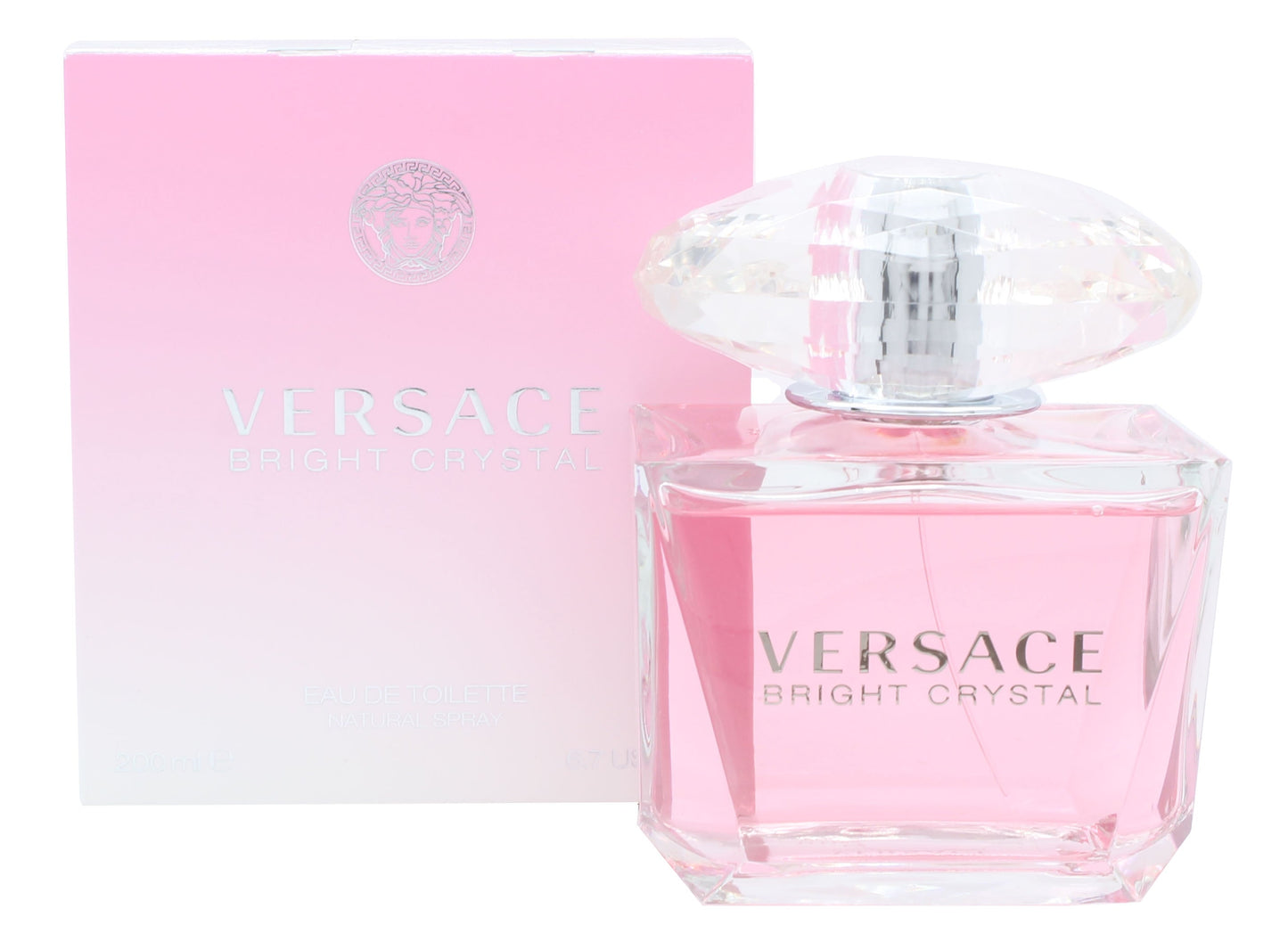 Versace Bright Crystal Eau de Toilette 200ml Spray Women's Fragrance