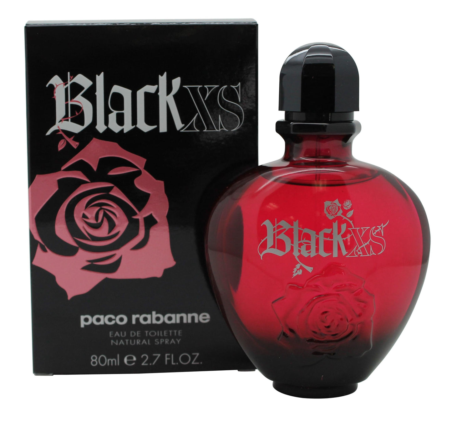 Paco Rabanne Black XS Eau de Toilette 80ml Spray Women's Fragrance
