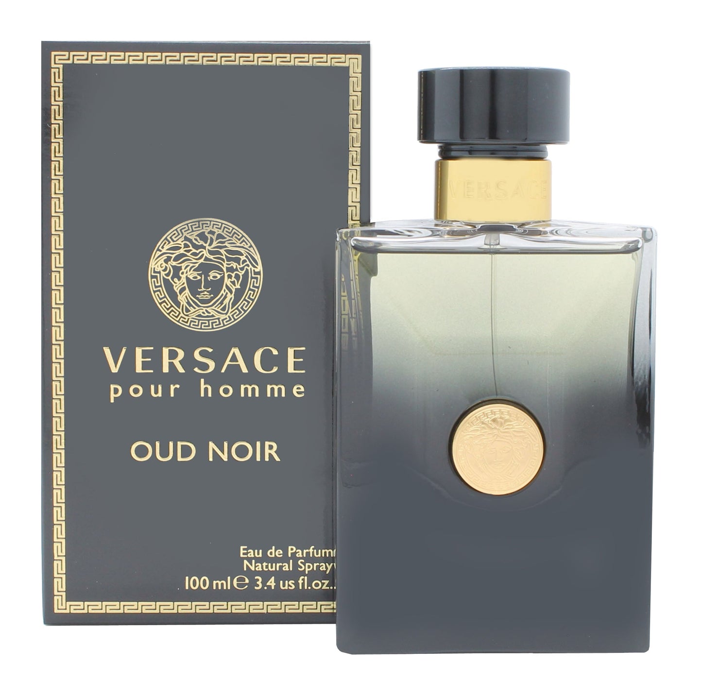 Versace Oud Noir Eau de Parfum 100ml Spray Men's Fragrance