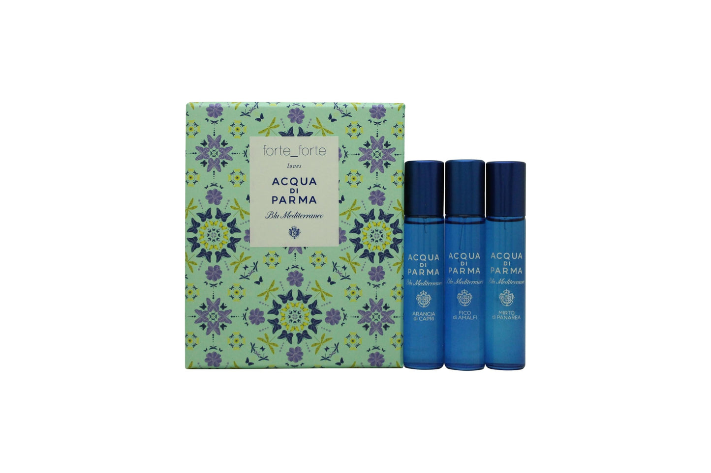 Acqua di Parma Blu Mediterraneo Discovery Set 12ml Arancia di Capri EDT + 12ml Fico di Amalfi EDT + 12ml Mirto di Panarea EDT Unisex Fragrance