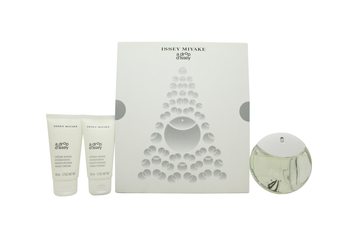 Issey Miyake A Drop d'Issey Gift Set 50ml EDP + 2 x 50ml Hand Cream Women's Fragrance