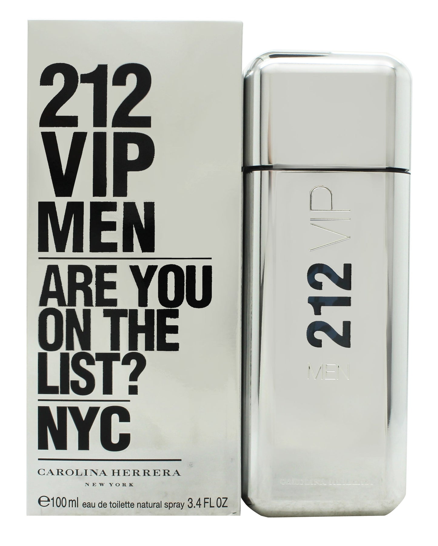Carolina Herrera 212 VIP Men Eau de Toilette 100ml Spray Men's Fragrance