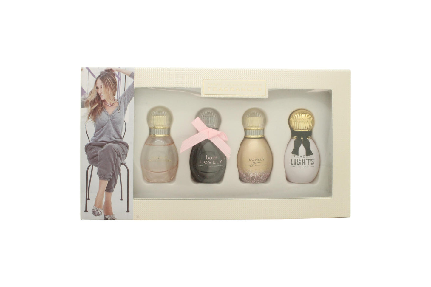 Sarah Jessica Parker Miniatures Gift Set 5ml Born Lovely EDP + 5ml Lovely EDP + 5ml Lovely You EDP + 5ml Lovely Lights EDP Women's Fragrance