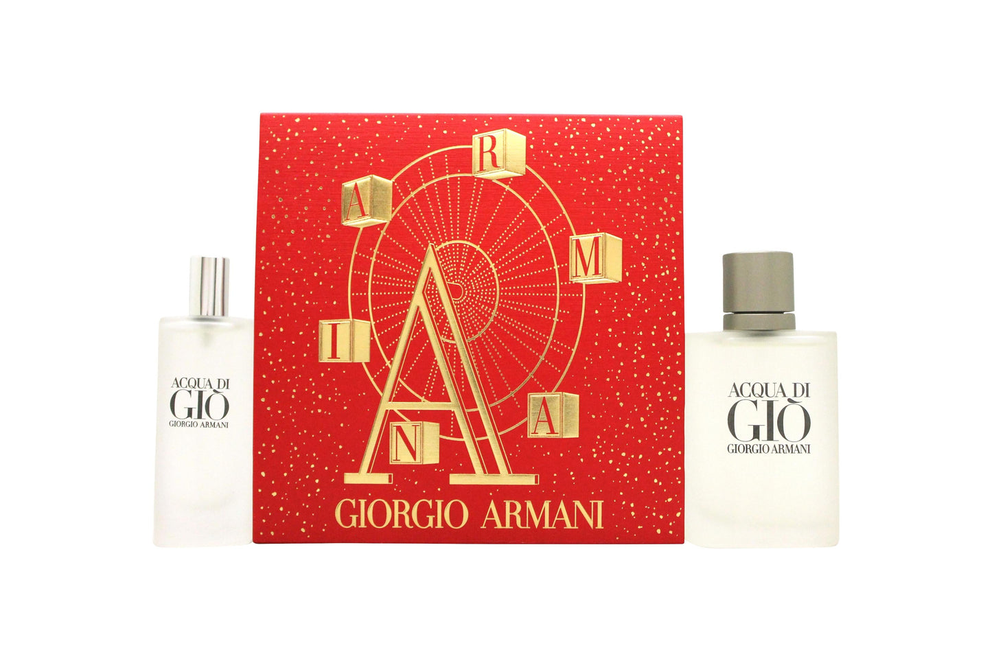 Giorgio Armani Acqua Di Gio Christmas Gift Set 50ml EDT + 15ml EDT Men's Fragrance