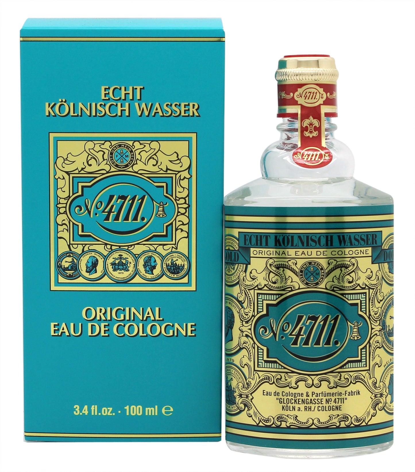Mäurer & Wirtz 4711 Eau De Cologne 100ml Splash Unisex Fragrance