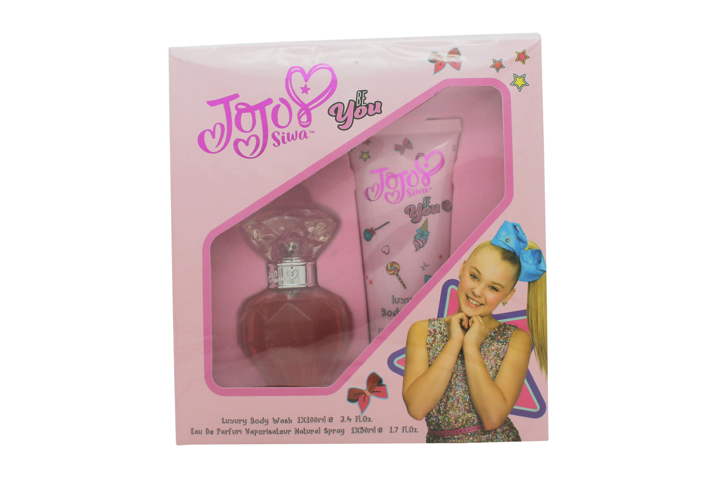 JoJo Siwa Be You Gift Set 50ml EDP + 100ml Body Wash Women's Fragrance