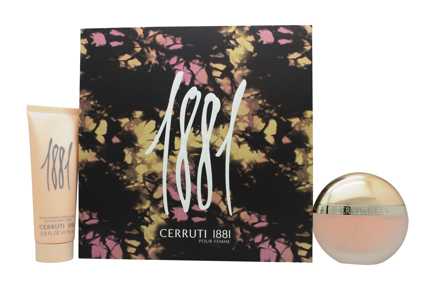 Cerruti 1881 Pour Femme Gift Set 50ml EDT + 75ml Body Lotion Women's Fragrance