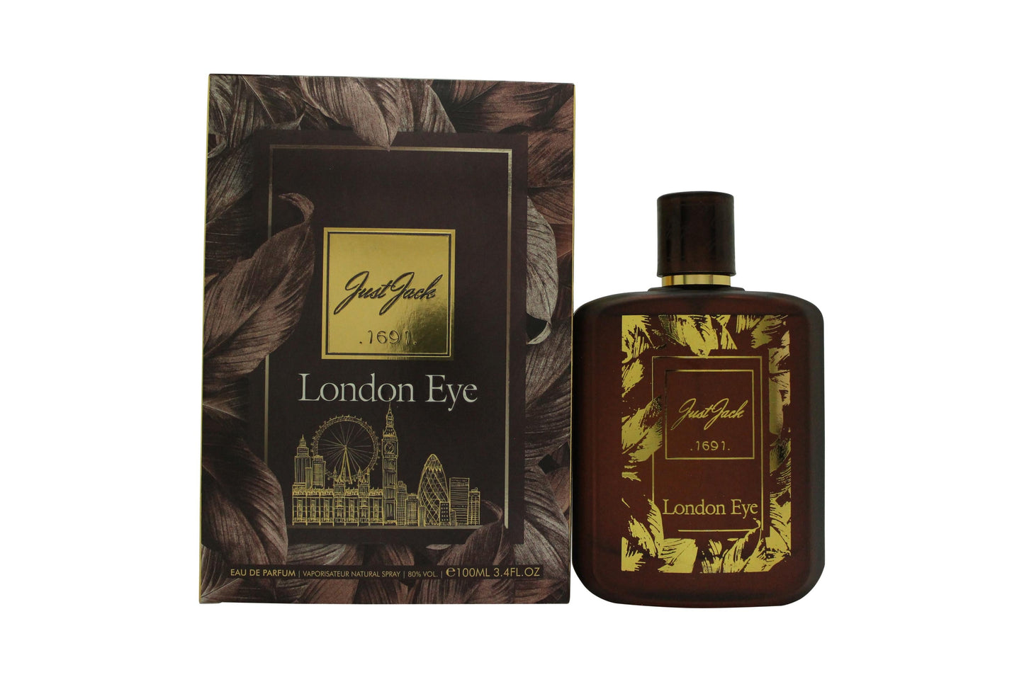 Just Jack London Eye Eau de Toilette 100ml Spray Unisex Fragrance
