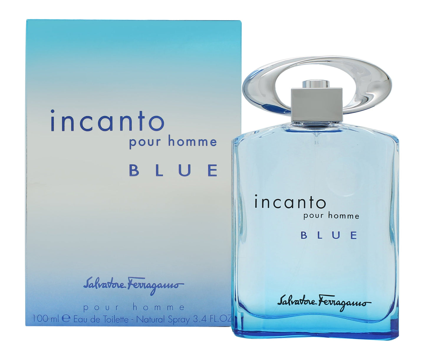 Salvatore Ferragamo Incanto Pour Homme Blue Eau de Toilette 100ml Spray Men's Fragrance