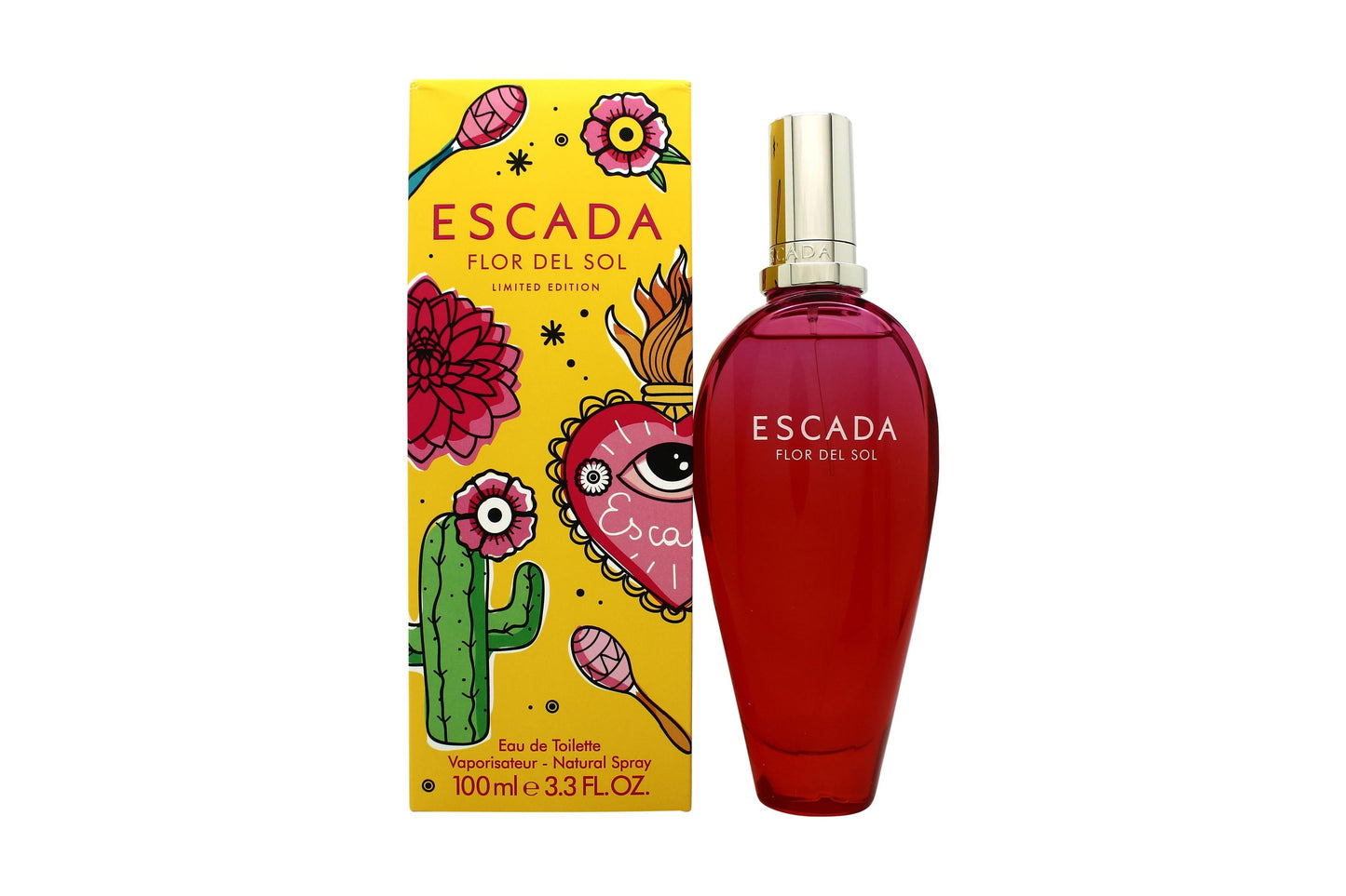 Escada Flor del Sol Eau de Toilette 100ml Spray Women's Fragrance