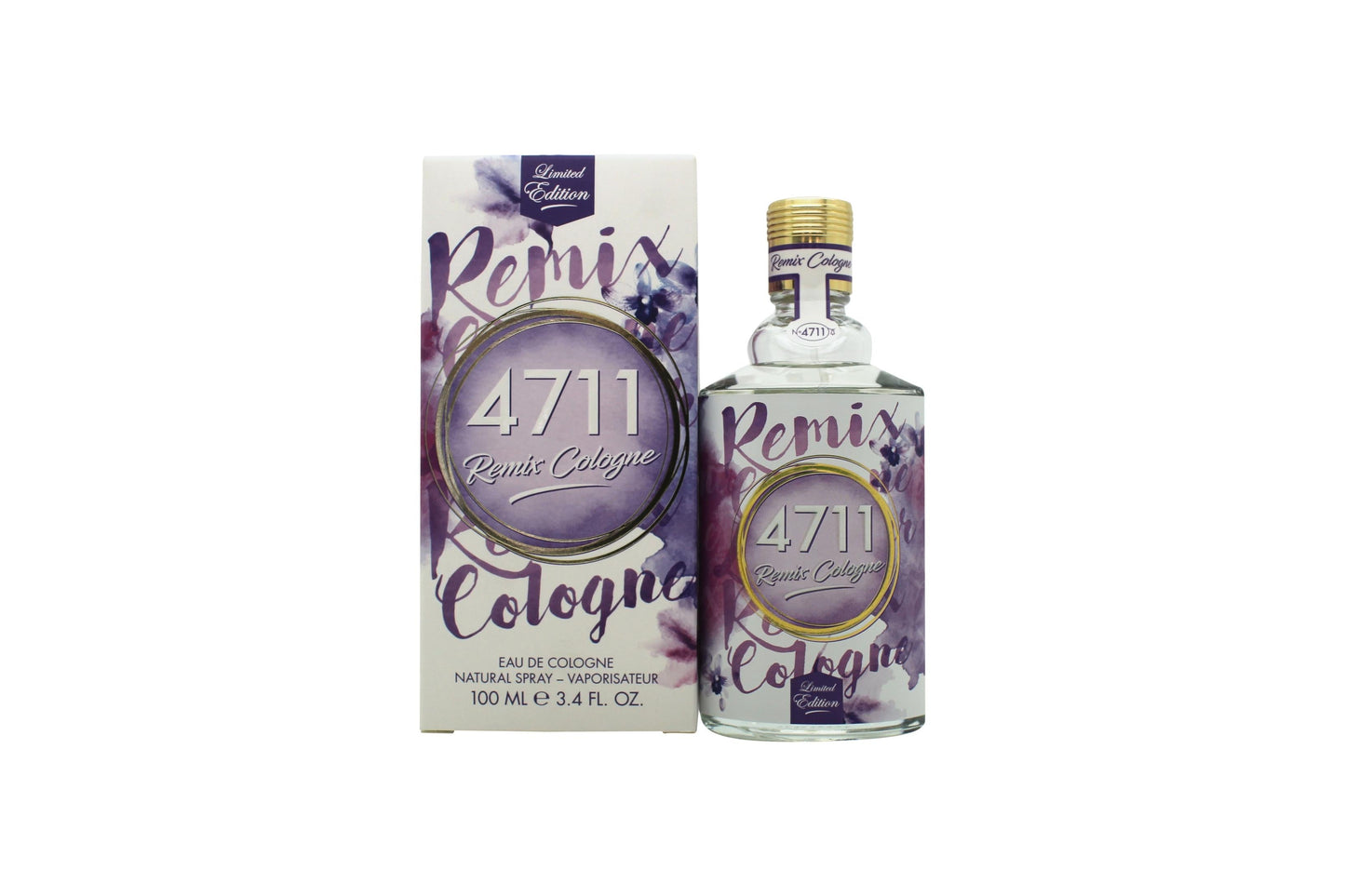 Mäurer & Wirtz 4711 Remix Cologne Lavender Edition Eau de Cologne 100ml Spray Unisex Fragrance