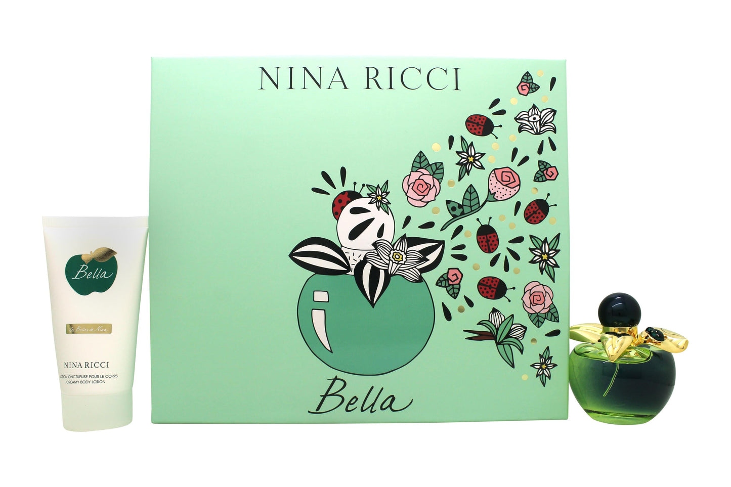 Nina Ricci Bella Gift Set 50ml EDT + 75ml Body Lotion Women's Fragrance