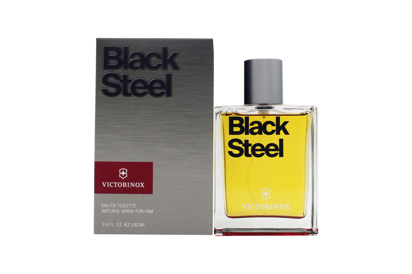 Swiss Army Black Steel Eau de Toilette 100ml Spray Men's Fragrance