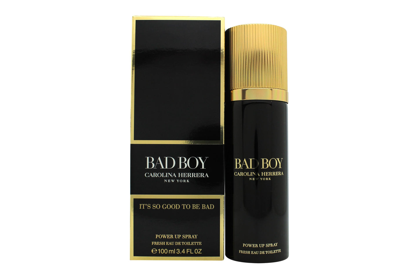 Carolina Herrera Bad Boy Power Up Spray Fresh Eau de Toilette 100ml Spray Men's Fragrance