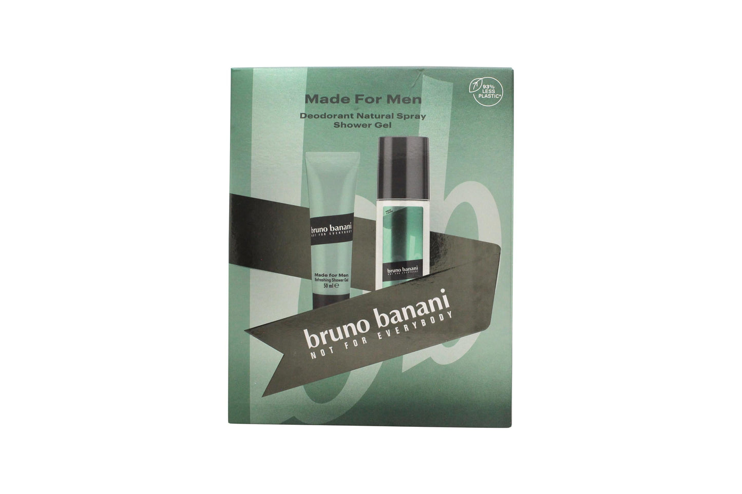 Bruno Banani Made for Men Gift Set 75ml Deodorant Natural Spray + 50ml Shower Gel
