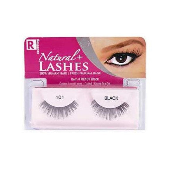 Response Natural Plus Lashes 101: Ultra-Natural Volume & Seamless Blend for Everyday Wear, 1 Pair