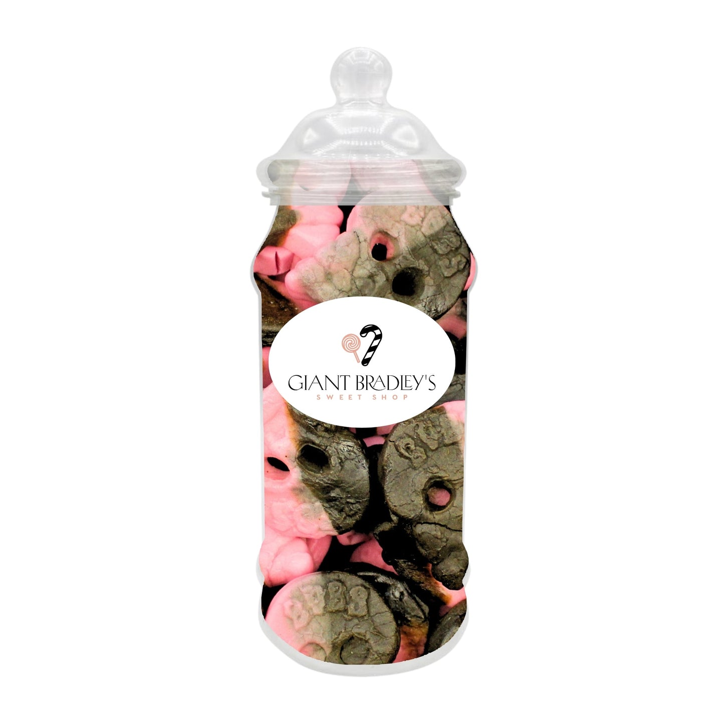 BUBS Raspberry Liquorice Skulls
