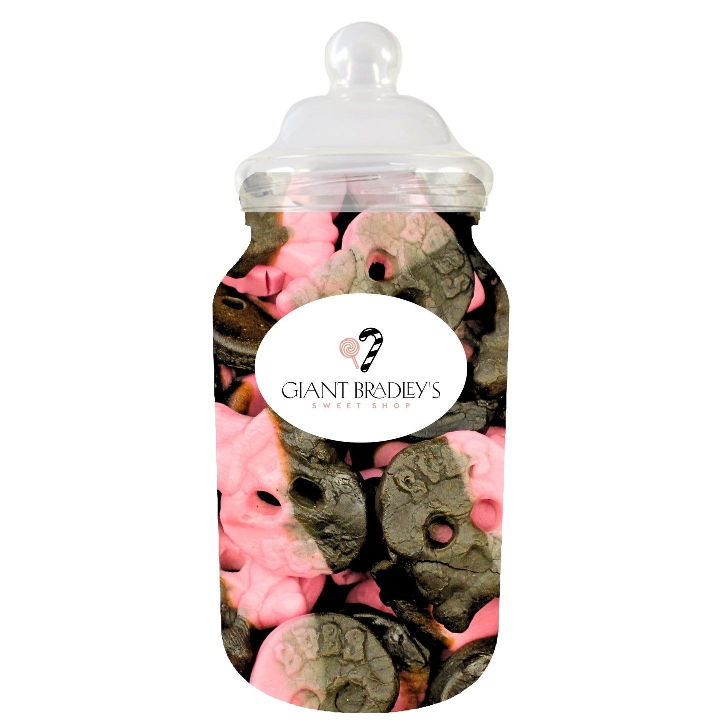BUBS Raspberry Liquorice Skulls