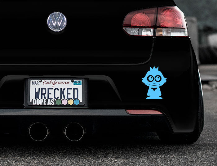 Adorable Prince Bumper Car Sticker