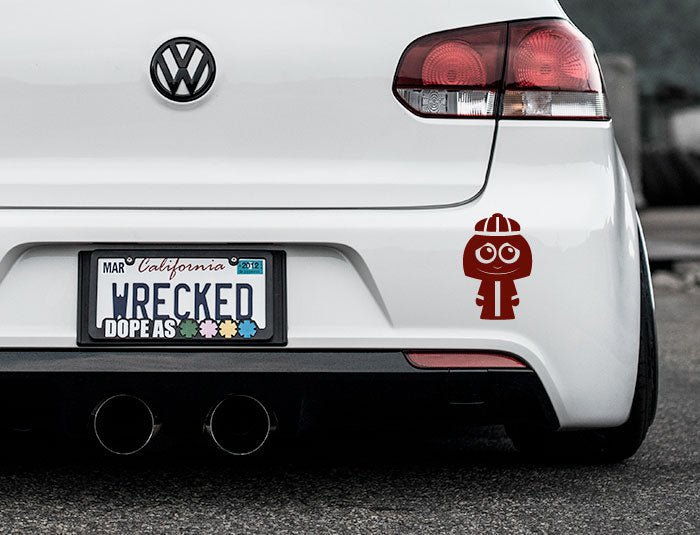 Adorable Queen Bumper Car Sticker