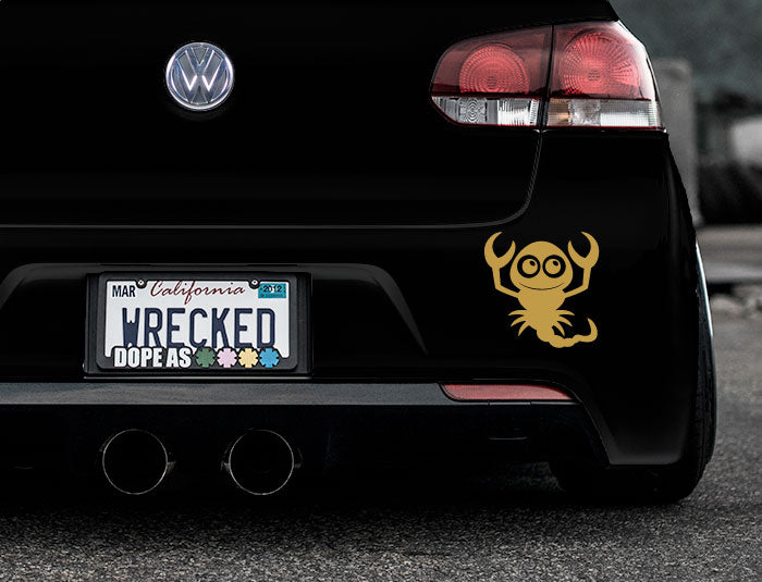 Adorable Scorpion Bumper Car Sticker