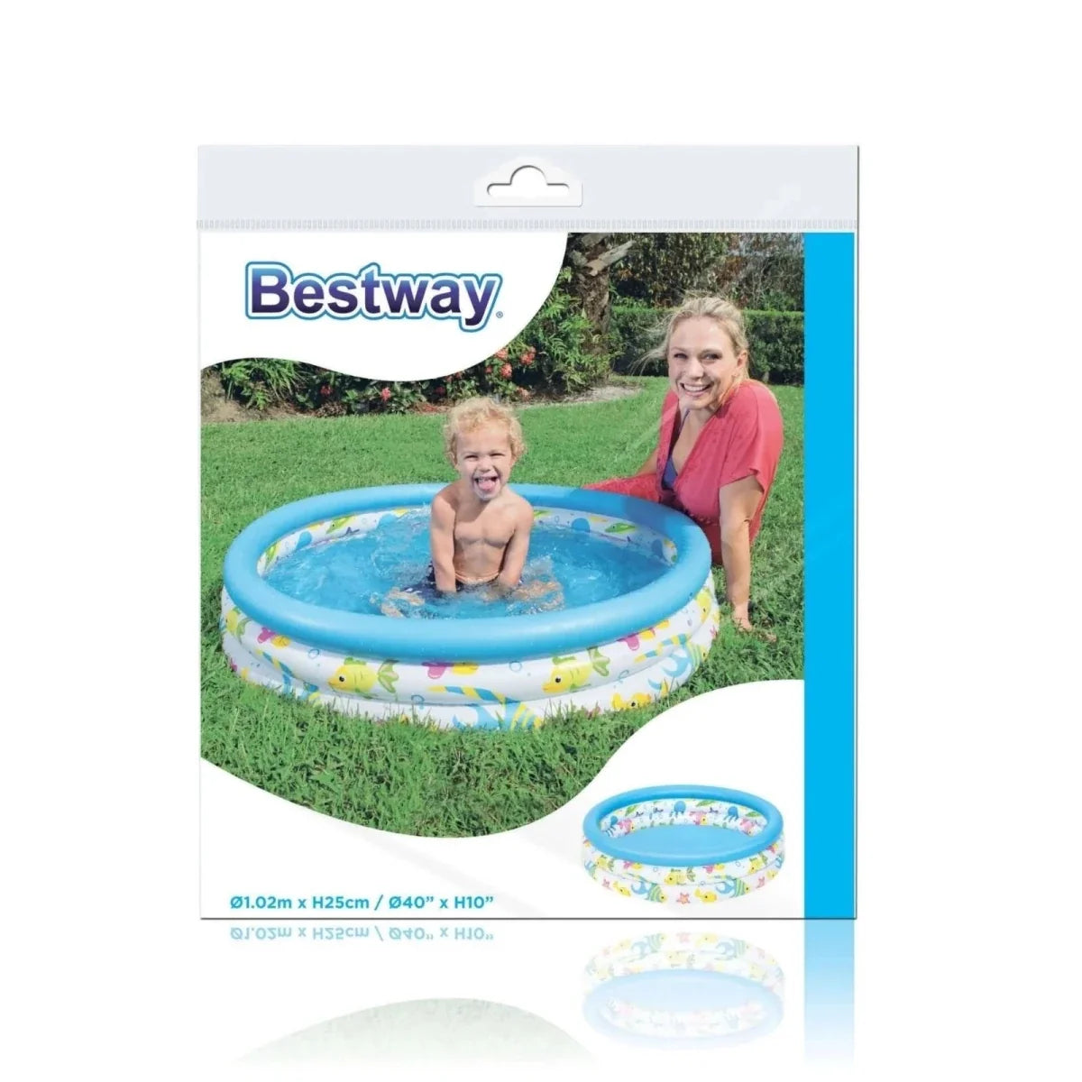 Bestway 40"x10" Coral Kids Pool