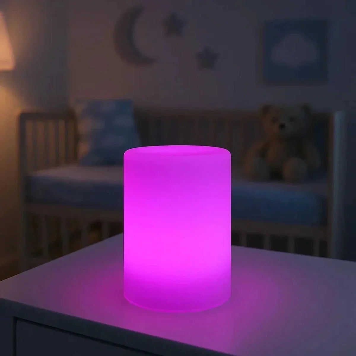 baby plus RGB Cylinder Lamp 12-Color Light