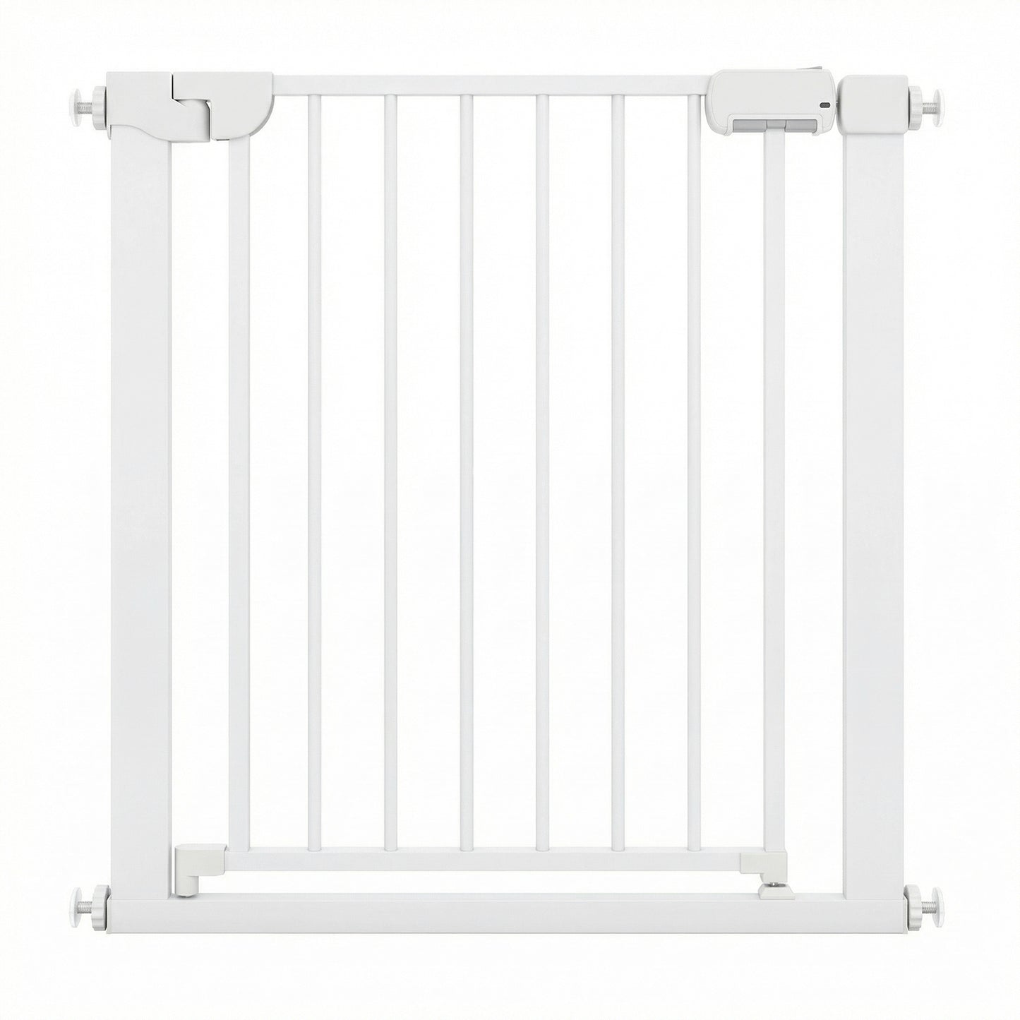 Baby Gate for Stairs Pressure Mounted Auto-Close Door Gate-Black