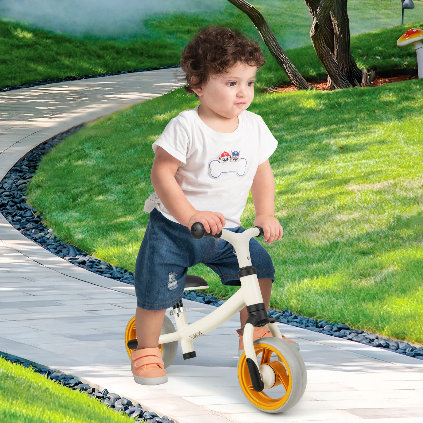 Baby Balance Bikes with Adjustable Seat Height for 18-48 Months-Blue