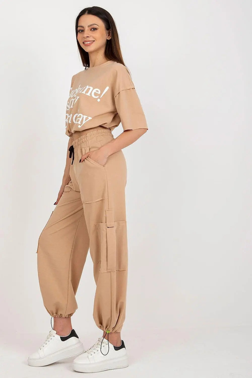 Badu Blouse and Pants Tracksuit Set