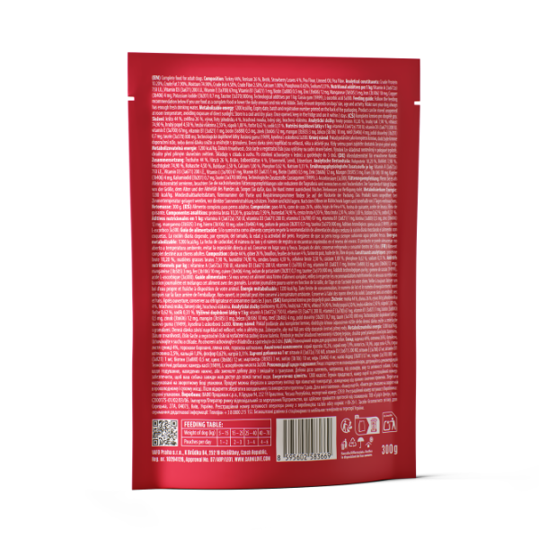 Carnilove Turkey & Venison with Strawberry Leaves Dog 300g
