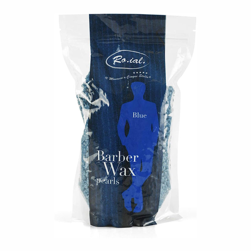 Ro.ial Barber Wax Pearls Blue - Gentle, Efficient Hair Removal for Professional Barbers & Salons 1kg