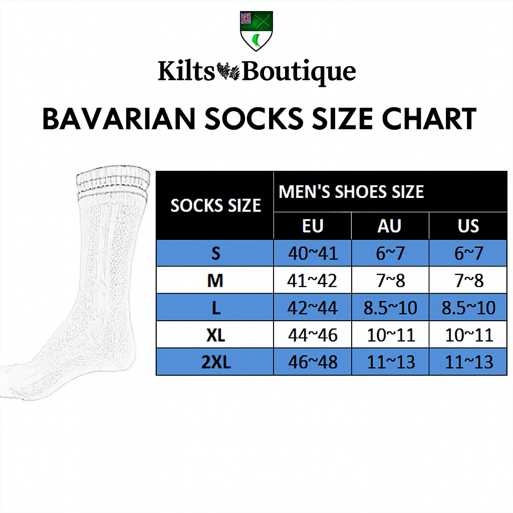 Bavarian Knee-High Cotton Socks – Oatmeal Marl, Green Stripe Cuff
