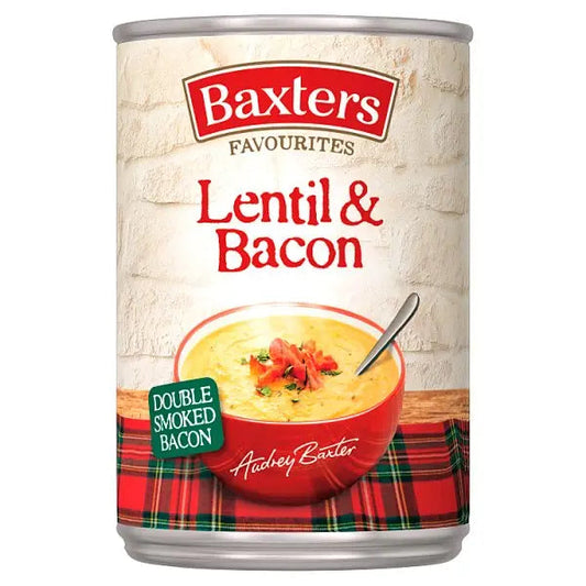 Baxters Favourites Lentil & Bacon 400g (Case of 12)