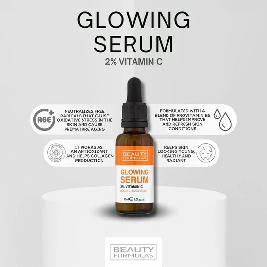 Beauty Formulas Glowing Serum 2% Vitamin C 30ml