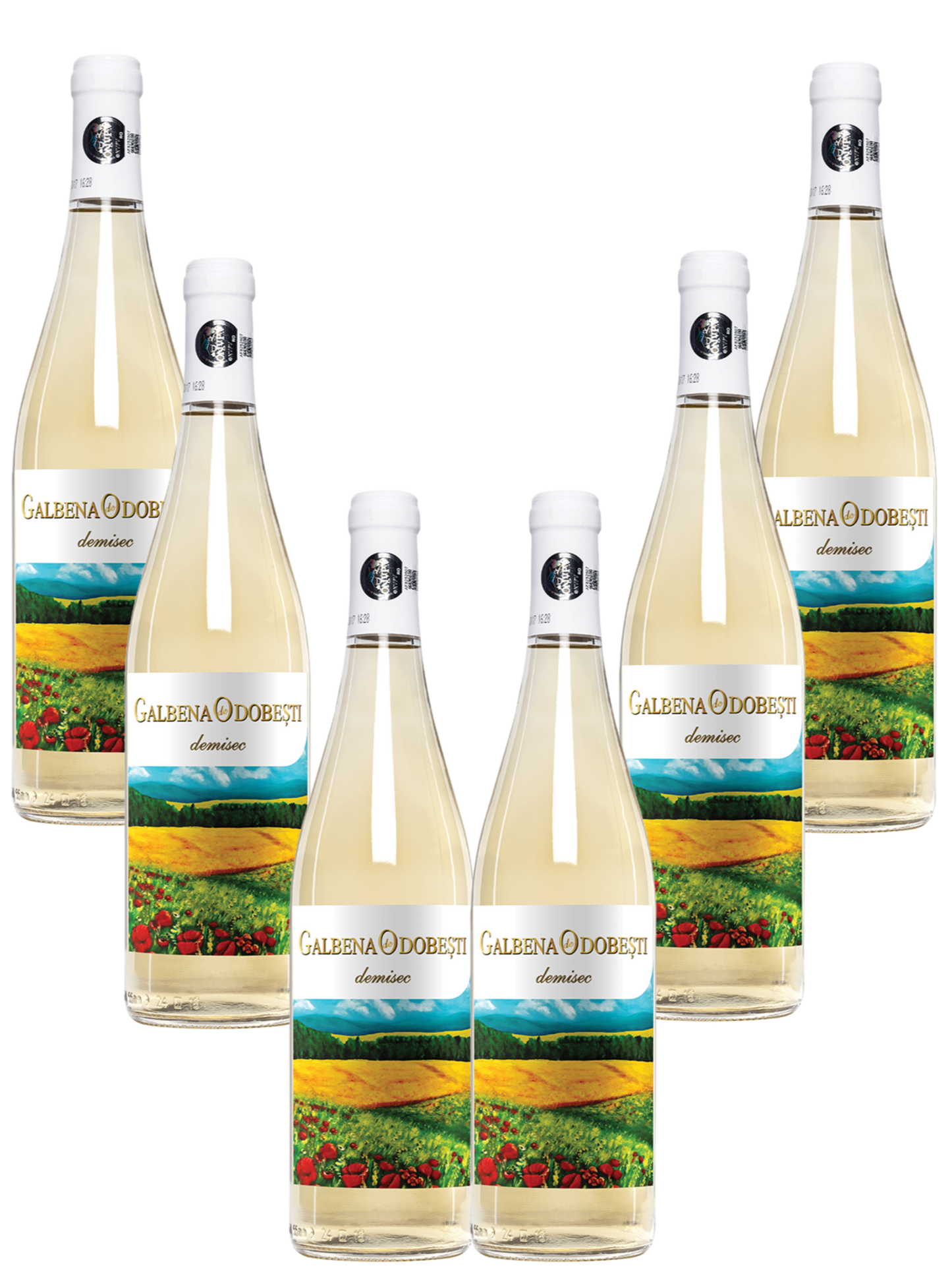 Beciul Domnesc Galbena de Odobesti White Wine 6x750ml