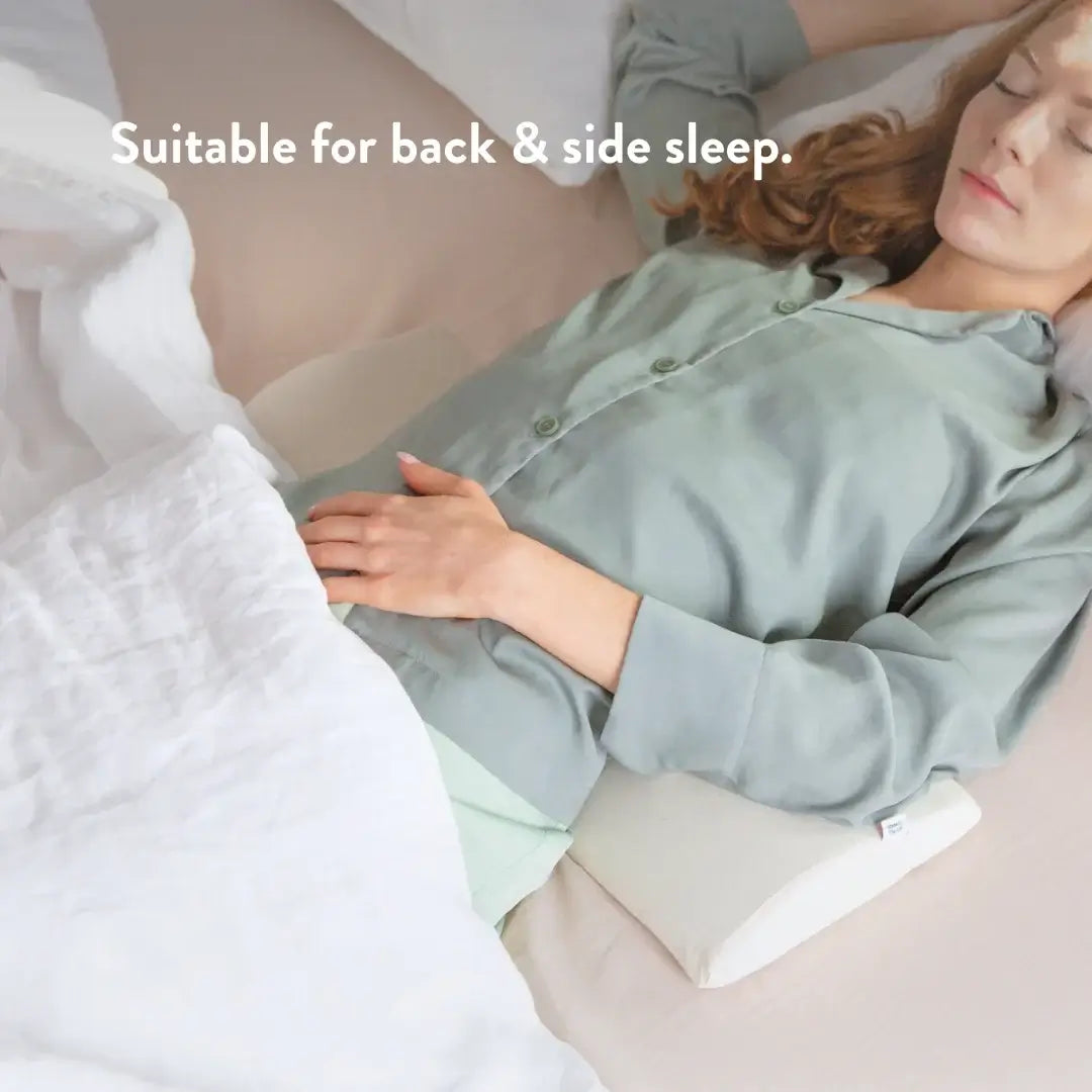 D-Shape Bed Back Support Pillow for Sleep & Lumbar Relief
