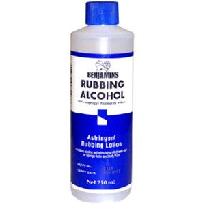 Benjamins Rubbing Alcohol With Isopropyl - Antiseptic & Cleansing for Skincare & First Aid - 250ml/8.45 oz