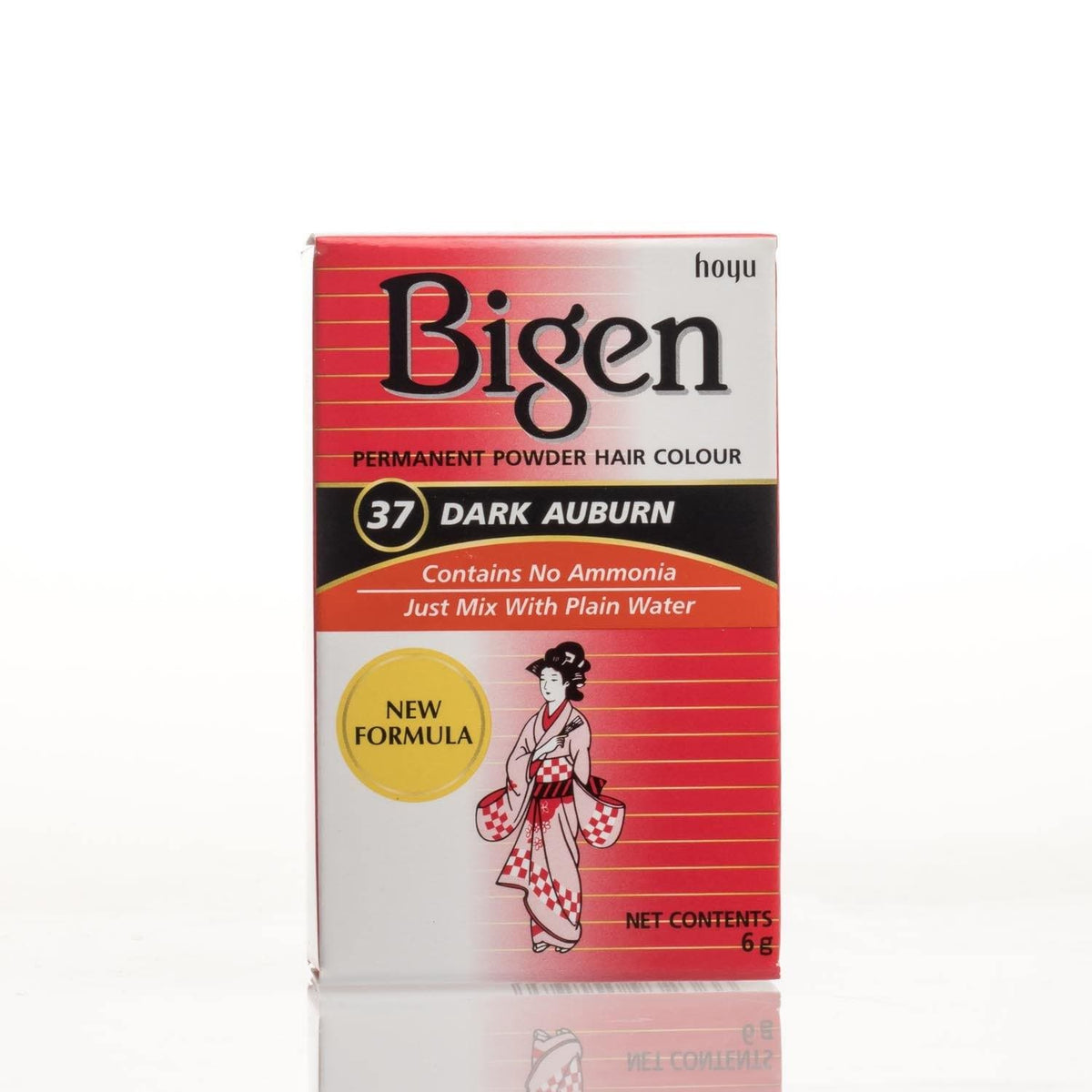 Bigen Permanent Powder Hair Color - Long-lasting, Ammonia-Free Grey Coverage for Men & Women - All Shades, 6 g/0.21 oz