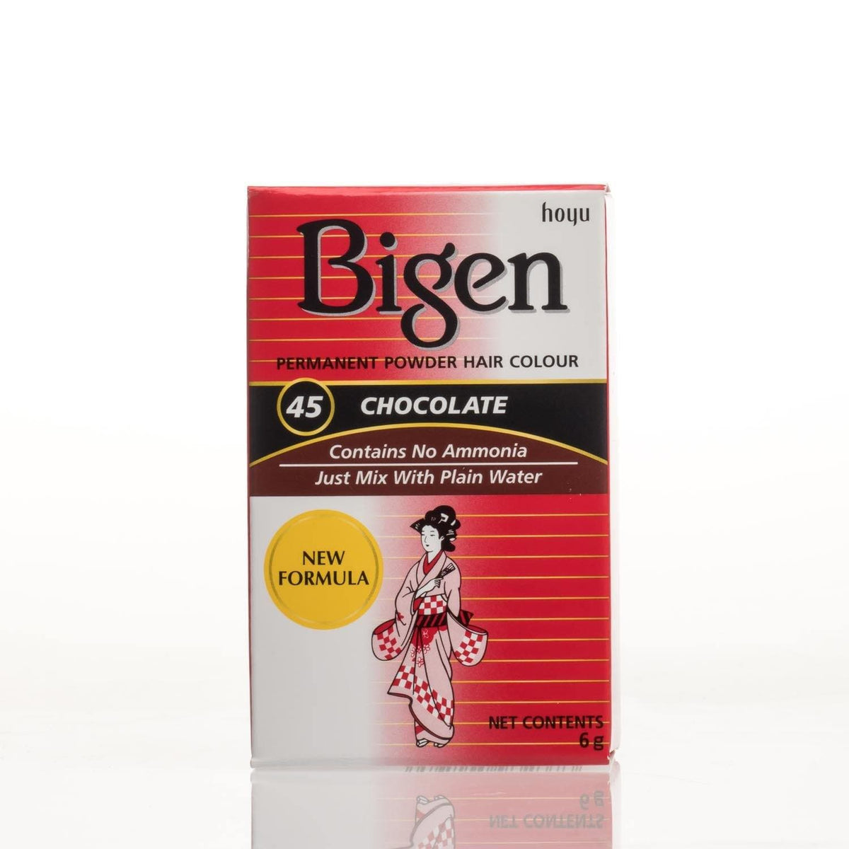 Bigen Permanent Powder Hair Color - Long-lasting, Ammonia-Free Grey Coverage for Men & Women - All Shades, 6 g/0.21 oz