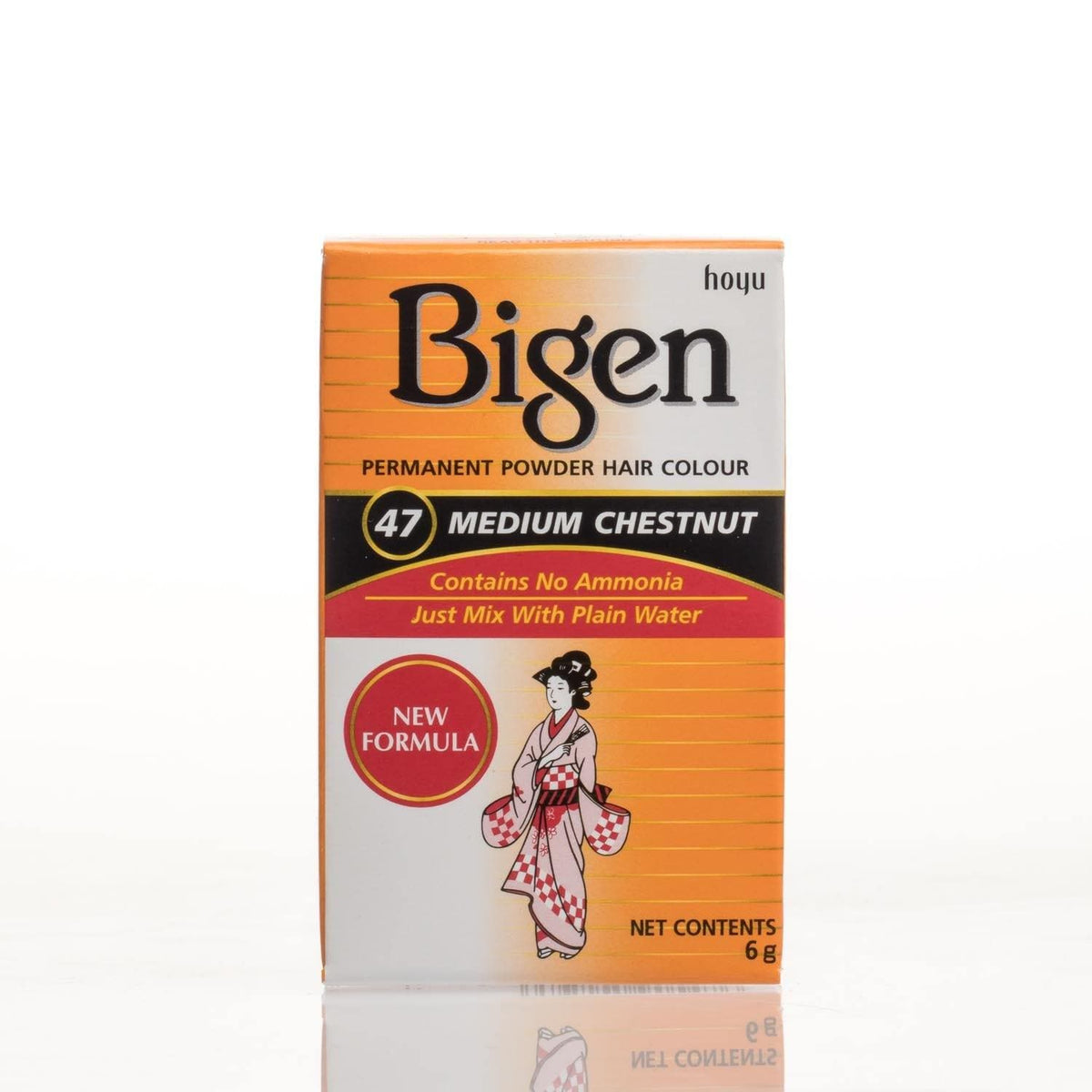 Bigen Permanent Powder Hair Color - Long-lasting, Ammonia-Free Grey Coverage for Men & Women - All Shades, 6 g/0.21 oz
