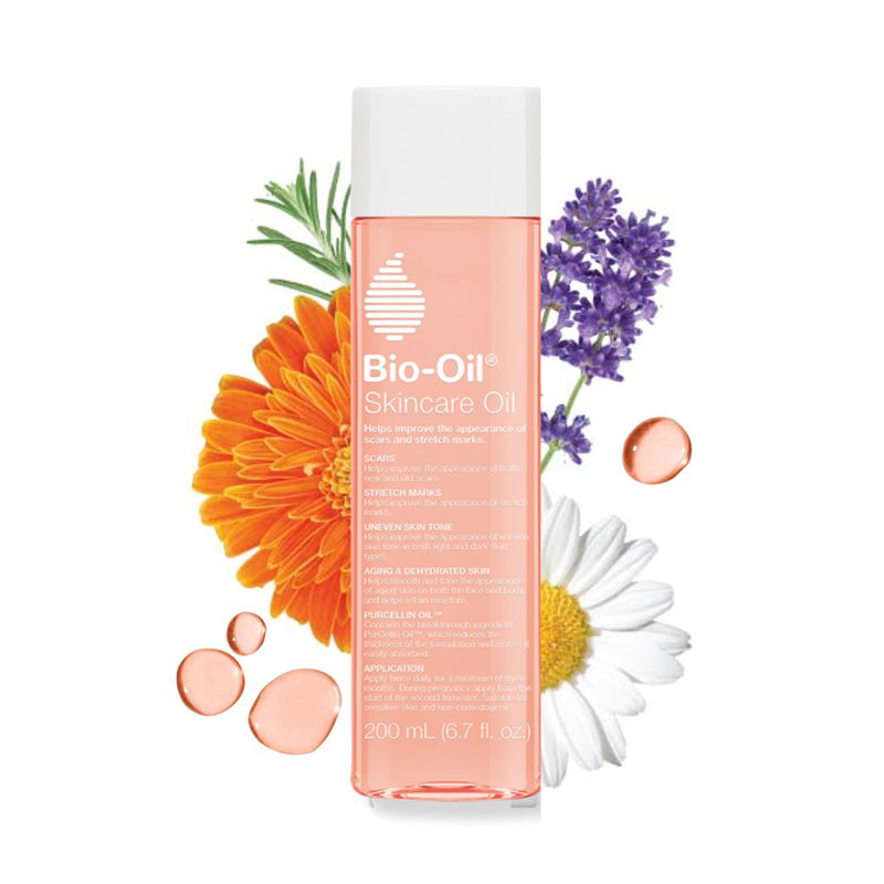 Bio-Oil Skincare Oil for Scars, Stretch Marks & Uneven Skin Tone 200ml