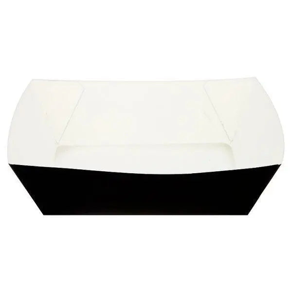 BioPak Black Burger Tray - 100pcs