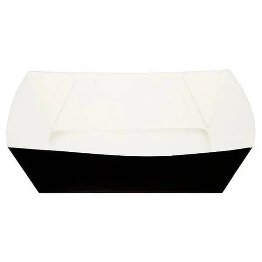 BioPak Black Burger Tray - 100pcs