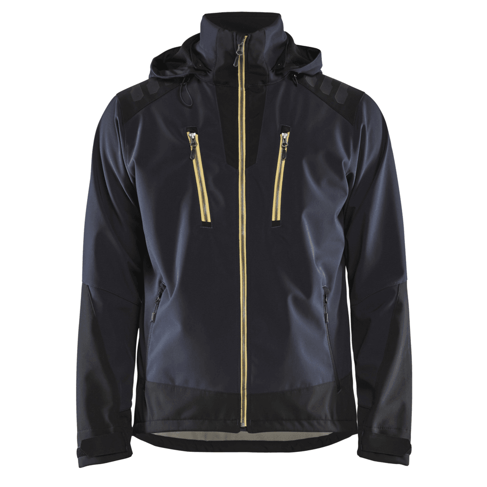 Blåkläder 4749 Stretch Hooded Softshell Jacket, wind and waterproof fabric
