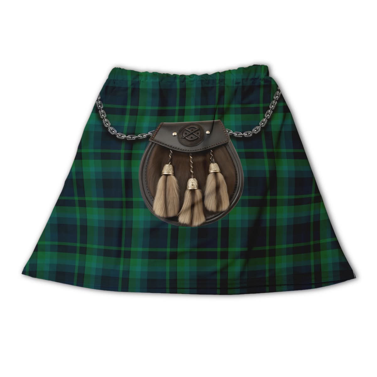 Black Watch Tartan (Exposed Behind) - Novelty Kilt