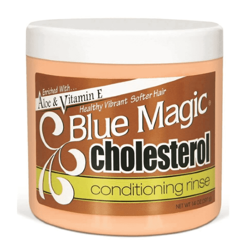 Blue Magic Cholesterol Conditioning Rinse 14 oz / 414 ml - For Dry, Damaged & Chemically Processed Hair