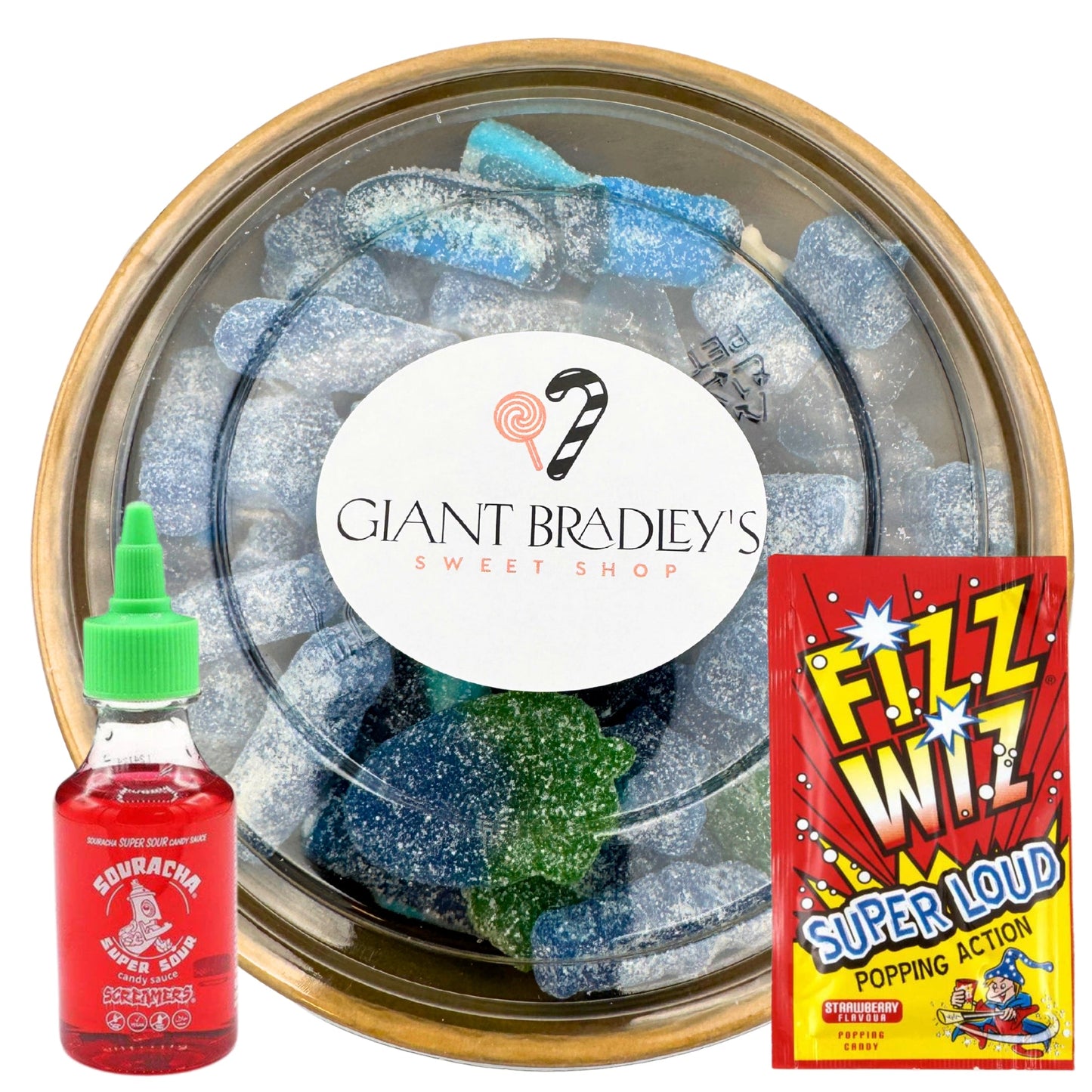 Blue Raspberry Candy Salad Bowl 700g
