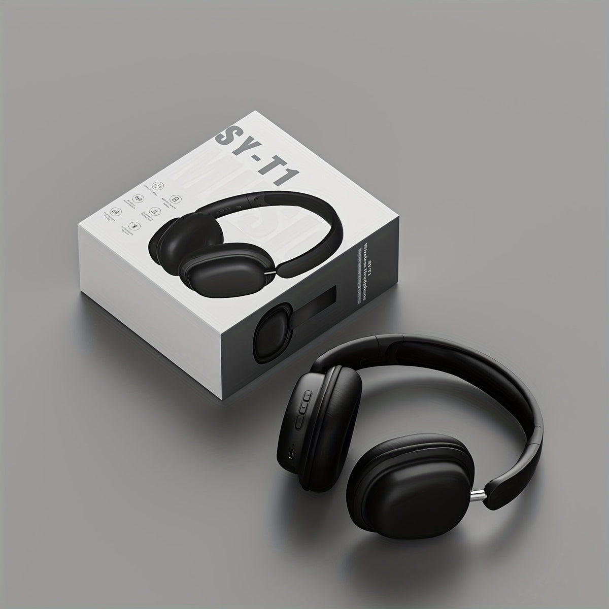 Over-Ear Bluetooth Headphones with Microphone 20H Playtime Foldable Headphone